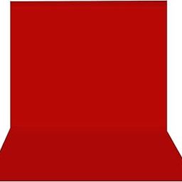 HomeArt 8x10 Feet Red Backdrop for Decoration, Photography, Chroma key Virtual Red Background Sheet for Photography Zoom Meeting, Cloth Curtain for Video Studio Streaming Gaming Photoshoot-16
