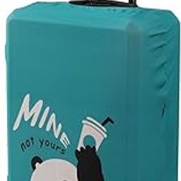 180gsm Durable and Washable Suitcase Covers for Trolley Suitcase, Medium (23-24inch), Blue Playful Panda (NEW2-5184-D8)-18