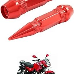 LOVMOTO Universal 2PC Spiked Aluminum Stem Valve Caps Dustproof Tire Wheel Stem Caps for Cars,SUVs,Trucks Bicycles and Motorcycles Comfortable with Gla-mour-image-12
