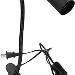 YWBL-WH E27/E26 Clip Lamp Holder Desk Lamp Holder Night Reading Book Lamp Holder for Bedroom, Dormitory, Offices, Gardens 100 to 240V (US Plug)-image-76