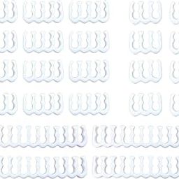 CALANDIS® 24Pieces 6/8/24 Pin Cable Combs Kit for 3-3.6Mm Pc Power Cables White-picture-28