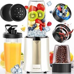 【Evolution Industry】1000W Blender, High Power Coffee Grinder, Multi-Function, 800ml and 300ml Ice Breaker Portable Bottle Grinder Mixer, Easy Bottle Mixer-11