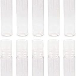 Hunky Dory 20pcs 10ml Empty Plastic Roll on Transparent Bottles (Pack of 20)-13