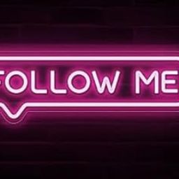 SG Print Follow Me Neon Sign - LED Follow Me Neon Lights for Streamers/Influencers/Gamers - Pink Led Signs for Wall, Bedroom, Game Room Decor - Hanging Decorative Neon Signs-image-72