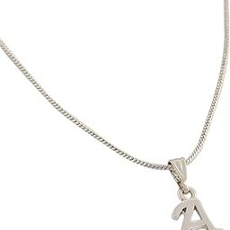 Initial Letters Rhodium Plated Pendants/Charms for Girls & Womens-image-32