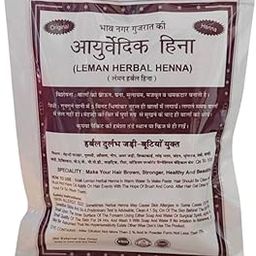 Natural Henna Powder for Brown Hair colour 40g (Pack of 6) Original Bhavnagar Henna Mahendi-image-16
