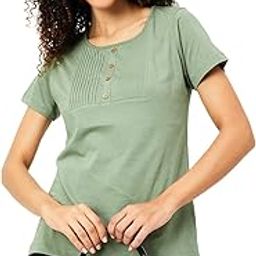Women's Cotton Solid Regular Fit Top-image-71