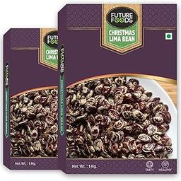 Future Foods Premium Christmas Lima Beans | Chestnut Lima Beans | Sweet & Mild Taste | Nutrients Rich | Good Source of Protein & Fiber | Gluten Free | Ideal for Soups, Stews & Salads | 2kg-image-25