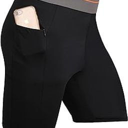 GYMIFIC Men's Compression Sports Shorts Half Tights with Pocket-image-108
