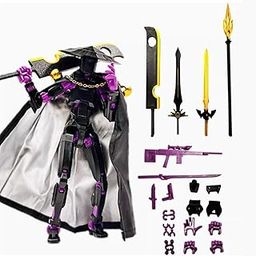 Plexaris Action Figure Toys, 3D Printed Toys, Multi-Jointed Dummy 13 Action Figure with 19 Accessories, Articulated T13 Action Figure Robot Toy Set Game Desktop Decoration for Gifts-image-1
