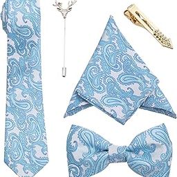 Men's Microfiber Tie, Pocket Square, Bow Tie & Lapel Pins-image-39