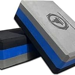 New Born For Comfort New Born For Comfort Yoga Blocks (Grey, Blue, Black Pack of 2)11-image-80