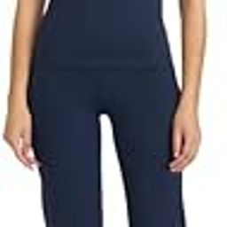 Round Neck Tank Top with In-Built Sports Bra & High Waist Straight Pants Co-ord Set | Gym Wear Co-ord Set for Women | Dry Fit Coord Set | Active Wear Workout Tank Top & Straight Pants for AM/PM-picture-16