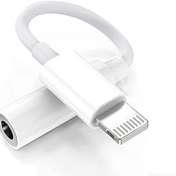 CELLMASTER Lightning to 3.5 mm Headphone Jack Adapter for iPhone, Aux Converter Dongle Audio Cable Compatible With iPhone 14 13 12 11 X XS 8 7 (Pack of 1)-30