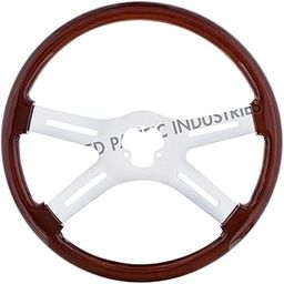 United Pacific 88217 Steering Wheel, Wood Rim, with Chrome Spokes-picture-31