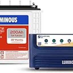 Luminous Inverter & Battery Combo (Power sine 1100 Pure Sine Wave 900VA/12V Inverter with RC25000 Tall Tubular 200Ah Battery) for Home, Office & Shops-picture-10