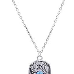 Newest Arrival Buddha Hand Evil Eye Silver Plated Pendant Necklace For Girls Women Fashion Jewellery-image-14