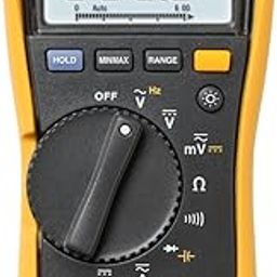 Fluke 115 Field Technicians Digital Multimeter True-RMS Voltage & Current Measurement One-Handed Operation 6000-Count High-Resolution Display Handheld Tester-0