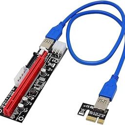 Loom Tree USB 3.0 Express 1x to 16x PCI-E GPU Extender Riser Card Adapter Cable 6 Pin Computer Cables & Connectors | Other Computer Cables-26