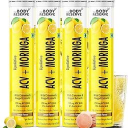The Body Reserve ACV Moringa with Lemon Cider Vinegar, cinnamon for Control Carvings Supports Metabolism, Boosts Energy & Immunity Lemon Flavor (Pack of 4)-31