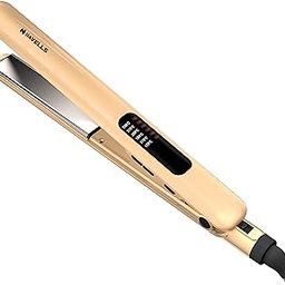 Havells HS4152 Titanium plates professional Hair Straightener; Adjustable temperature with instant heating; For all hair types (Gold)-10