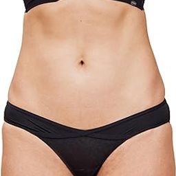 Nylon P138 Low Waist 3/4 Coverage Trendy X-Shaping in The Front Bikini Panty for Women with Invisible Panty Line-image-28