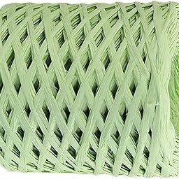 Merishopp 218.72yd Raffia Paper Ribbon Decor for Weaving Gift Wrapping DIY Craft Light Green Crafts | Multi-Purpose Craft Supplies | Crafting Pieces | Ribbon-image-55