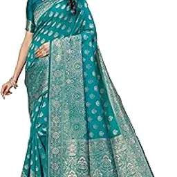 shasmi Women's Banarasi Saree Pure Kanjivaram Silk Saree Soft new ladies 2025 Design Wear Pattu Sarees Latest Party Sari collections With Blouse Piece for Wedding sadi (PARI-216)-picture-40