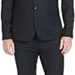 arrow Solid Tailored Fit Three Piece Suit Dark Green-picture-32