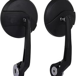 Asryd Round Convex Rear View Side Mirrors Compatible For RE Classic Reborn | Continental GT | Interceptor | Meteor | Hunter | Super Meteor etc.-image-70