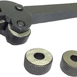 Pivot Head Lathe Knurling Tool Holder OAL 4-1/2' With Extra Knurl Pair 4 knurls-29