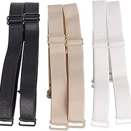 3Pairs Bra Shoulder Strap Replacement 12mm 15mm 18mm Width Elastic Adjustable Removable Multi Color-image-89