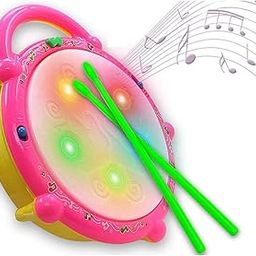 Toyhills Baby Drum Toys for Kids with 3D Light Effect & Sound Flash Drum Musical Toys for Boys & Girls-7