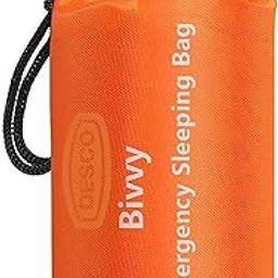 Emergency Sleeping Bag, Waterproof Lightweight Thermal Bivy Sack, Survival Blanket Bags Portable Nylon Sack for Camping, Hiking, Outdoor Pack of 1-image-45