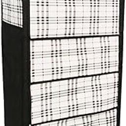 Shoe Rack Stand with flap Cover and Wheels, Heavy Duty Rack 5 Shelves Multipurpose rack (5 shelves)-picture-29