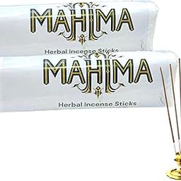 Mahima Herbal Incense Sticks, Pack of 2, 250g X 2 = 500g, 400+ Incense Sticks Count-image-97