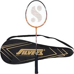Silver's Aluminium Blast Badminton Racket with Full Cover(Orange/Black)-picture-24