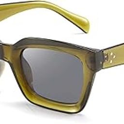 Classic Women Sunglasses Fashion Thick Square Sun Glasses Chunky Frame UV400 E1012-picture-22
