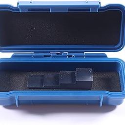 4 Step Test Block 1018 Steel Calibration Block UT Block 0.1"0.2"0.4"0.6" Thickness Step Wedge Ultrasonic Test Block Carbon Steel Block with ABS Carrying case ASTM E797-14