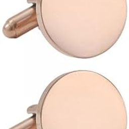 ™ 2x2x Dress Shirt Cuff Links Mens Cufflinks for Dress Shirt Valentines Business rose gold | Cufflinks | Mens Jewelry-image-50