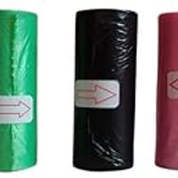 Amso Portable Disposable Baby Diaper Nappy Garbage Bag (6 Multi Color Garbage Roll)-25