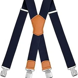 chuongkaiye 5cm X Back Adjustable Suspenders with 4 Clips for Men and Women Elastic Strap-picture-30