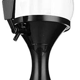 Beer Tower Dispenser 3.5L Spherical Container for Restaurant Home Party Black-picture-26