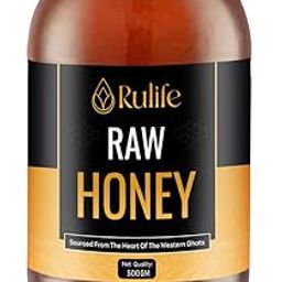 Rulife Wild Forest Honey 500gm – Raw, Unprocessed, Pure Natural Honey in Glass Jar | No Added Sugar | Rich in Antioxidants | Supports Immunity | Ideal for Daily Wellness-image-57
