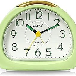 Ajanta Orpat Time Piece Beep Alarm Clock (Small_140X114X74 mm) (Green) Plastic, Analog-picture-4