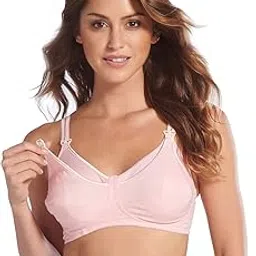 jockey ES07 Nursing Bra| Wirefree | Non Padded | Full Coverage with Front Opening| Super Combed Cotton Elastane Fabric-picture-26