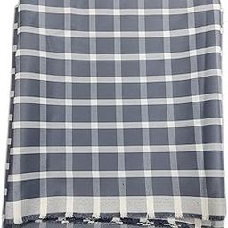 Classic Premium Wool Cotton Soft Finishing Unstitched Checks Designed Shirt Fabric Cloth Piece For men (1.60 Meter LEngth 58 Inch Width)-picture-24