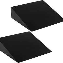 DEAYOU 2 Pack Yoga Foam Wedge, 13" EVA Foam Wedge Block for Exercise, Back Support, Footrest Cushion (Black)-image-74
