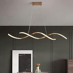 Decor Chronicle Gold Chandelier for Living Room Modern, Dining Room, Hanging Lights for Living Room Smart Voice Assist (Google, Alexa), App Control (Warm, Cold, Natural)-image-10