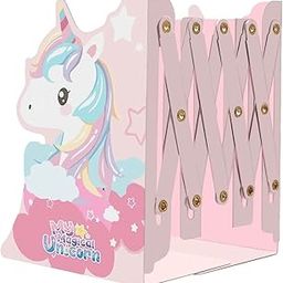 SAMVARDHAN Unicorn Expandable Bookshelf Bookend Book Stand Book Holder Kids Room Décor Book Holder-image-4